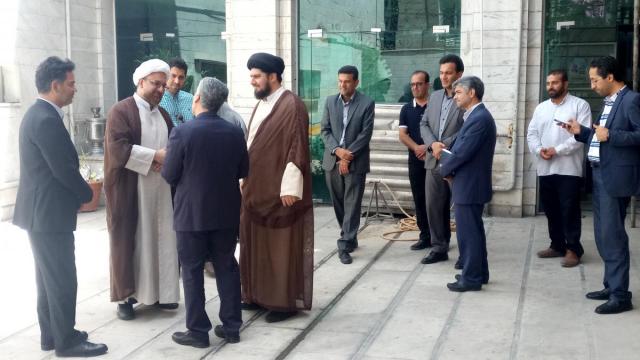 بازدید شهردار محترم منطقه 17 تهران از مسجد و حوزه علمیه حضرت ابوطالب علیه‌السلام