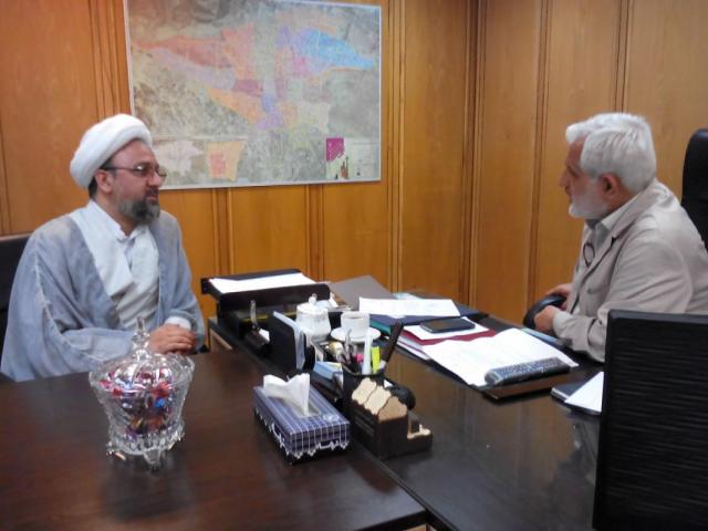 دیدار حجت الاسلام و المسلمین سینایی با سردار سروری