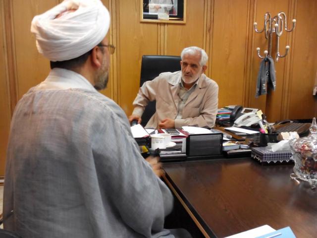 دیدار حجت الاسلام و المسلمین سینایی با سردار سروری