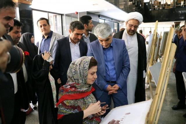 حضور حجت الاسلام و المسلمین سینایی در جشنواره ضریح مهربانی