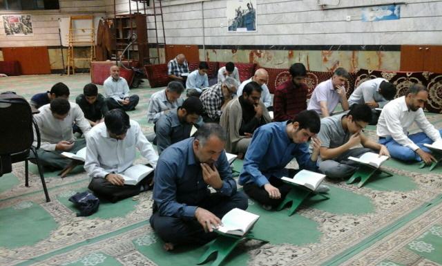 محفل انس با قرآن - قرائت قرآن توسط مهدی غلام نژاد - مسجد منیریه - حوزه علمیه حضرت ابوطالب (ع)