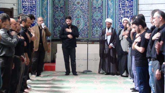 مراسم عزاداری امام جعفر صادق (ع)، مسجد منیریه، حوزه عملیه حضرت ابوطالب (ع)