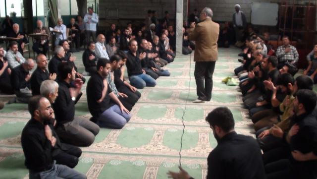 مراسم عزاداری امام جعفر صادق (ع)، مسجد منیریه، حوزه عملیه حضرت ابوطالب (ع)