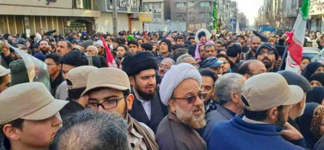 حجت الاسلام و المسلمین مراسم تشییع سهید سردار سپهبد حاج قاسم سلیمانی